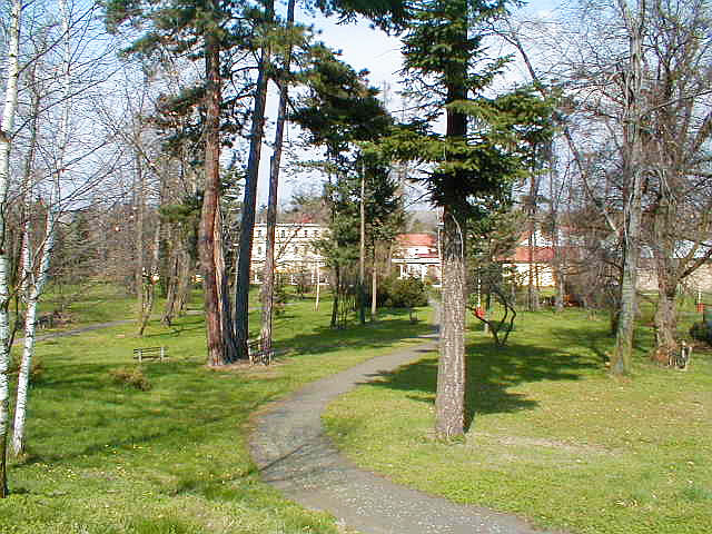 Lázeňský park - duben 2000